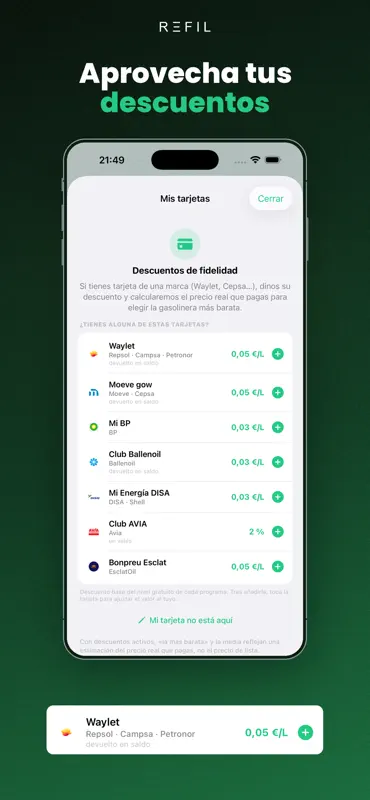 Refil - Precio Gasolina y EV screenshot 5 of 7