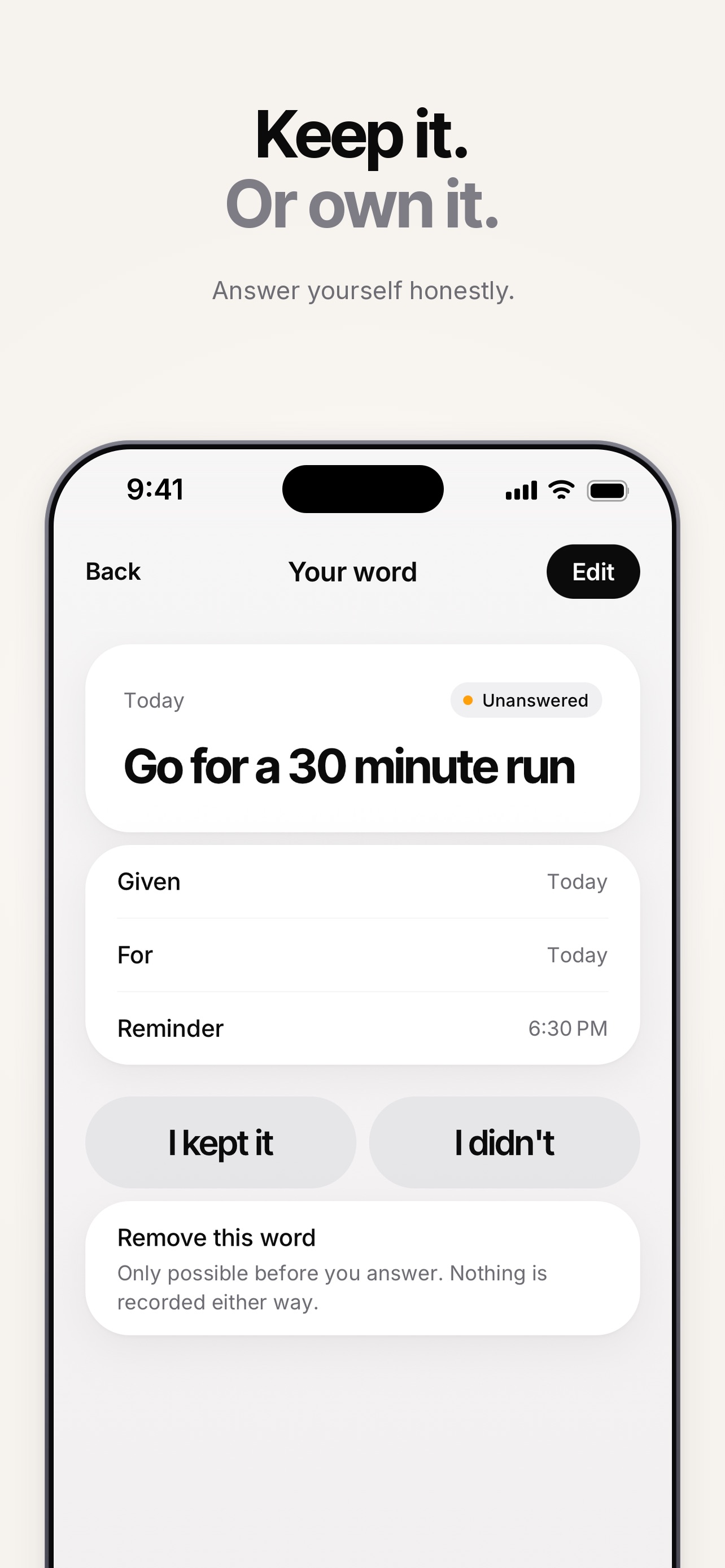 Screenshot 3 of Standards - Keep Your Word