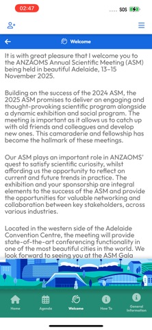 ANZAOMS 2025 ASM screenshot