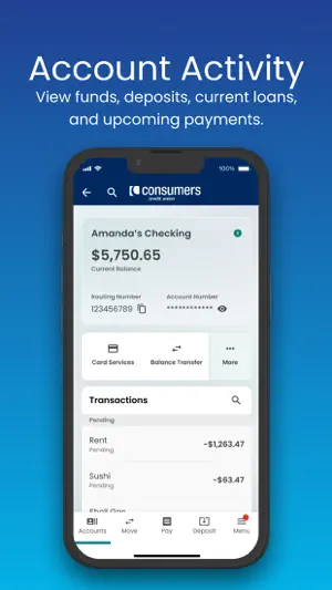 Consumers Credit Union - MI&IN screenshot 3