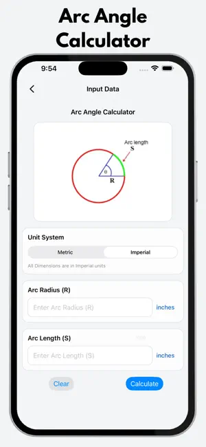 Arc Calculator Pro screenshot 4