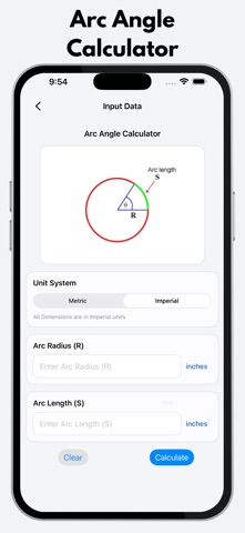 Arc Calculator Pro Screenshot 4 of 10