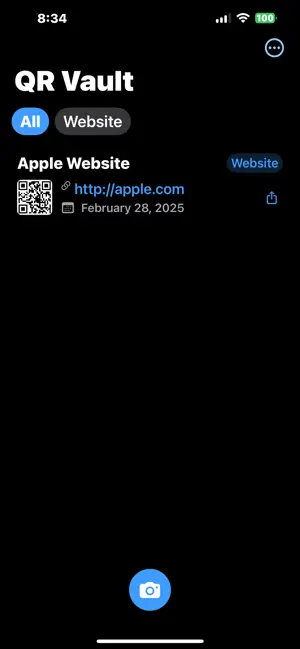 QRVault screenshot 3