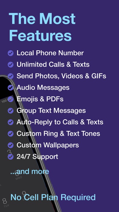 TextFree: Second Phone Number Screenshot