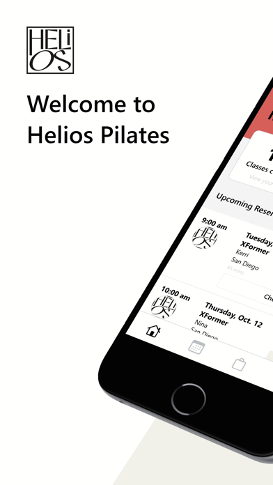 Helios Pilates Screenshot