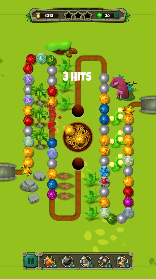 #3. Jungle Marble Zumar (iOS) بواسطة: Jurate Pasekaite