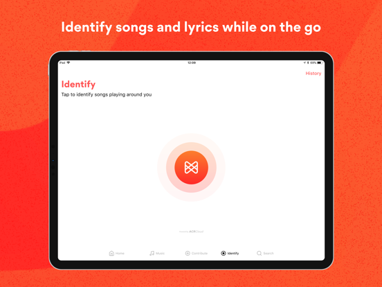Musixmatch Dynamic Lyrics iPad app afbeelding 3