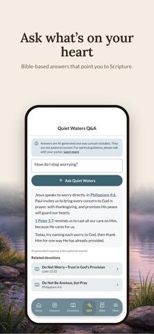 Quiet Waters Devotionals Screenshot 3 of 5