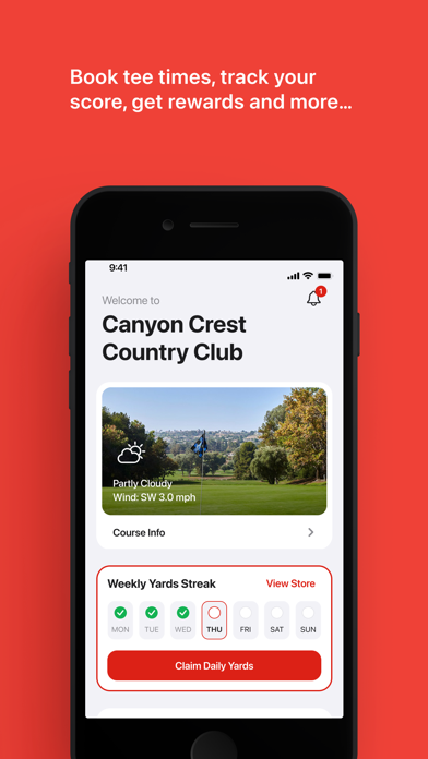 Canyon Crest CC Tee Times Screenshot