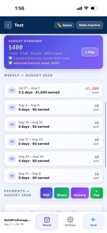 BuildProManagement iPhone screenshot