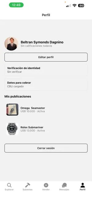RelojesARG iPhone screenshot 2