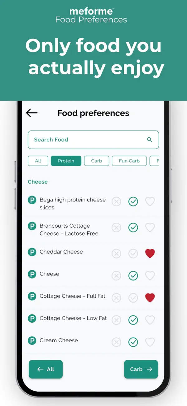 Screenshot #3 pour meforme™: Dietitian Meal Plans