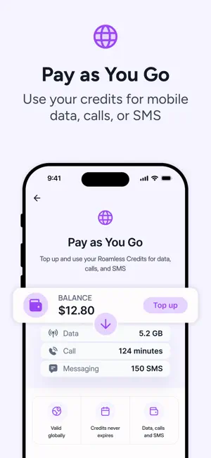 Roamless: eSIM Travel Internet screenshot 4