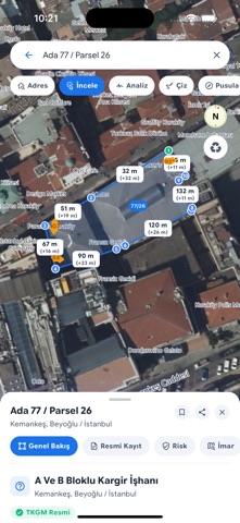 Topograf Parsel Sorgu iPhone screenshot 1