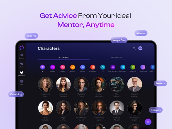 TalkToo: AI For Everyone iPad screenshot 4 - Entertainment app