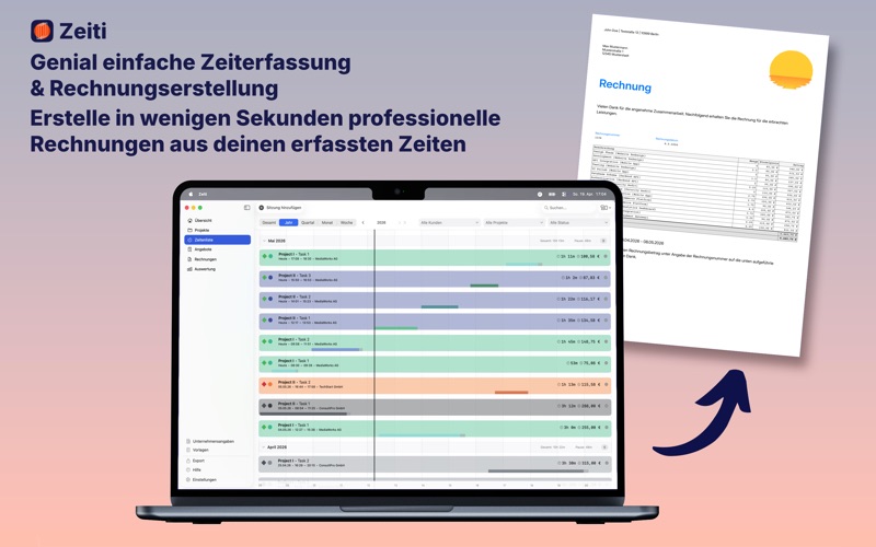 Zeiti - Zeiterfassung screenshot