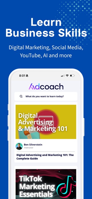 AdCoach: Learn Marketing Class Screenshot 3 of 7