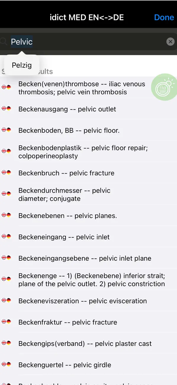 Screenshot #3 pour idict med dictionary