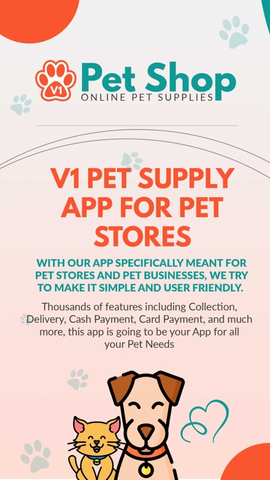 Screenshot #1 pour V1 Pets Supplies Stores