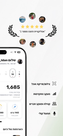 Cali - AI מעקב תזונתי screenshot