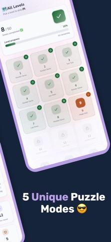 MathMinder - Patterns&Puzzles Screenshot 2 of 8