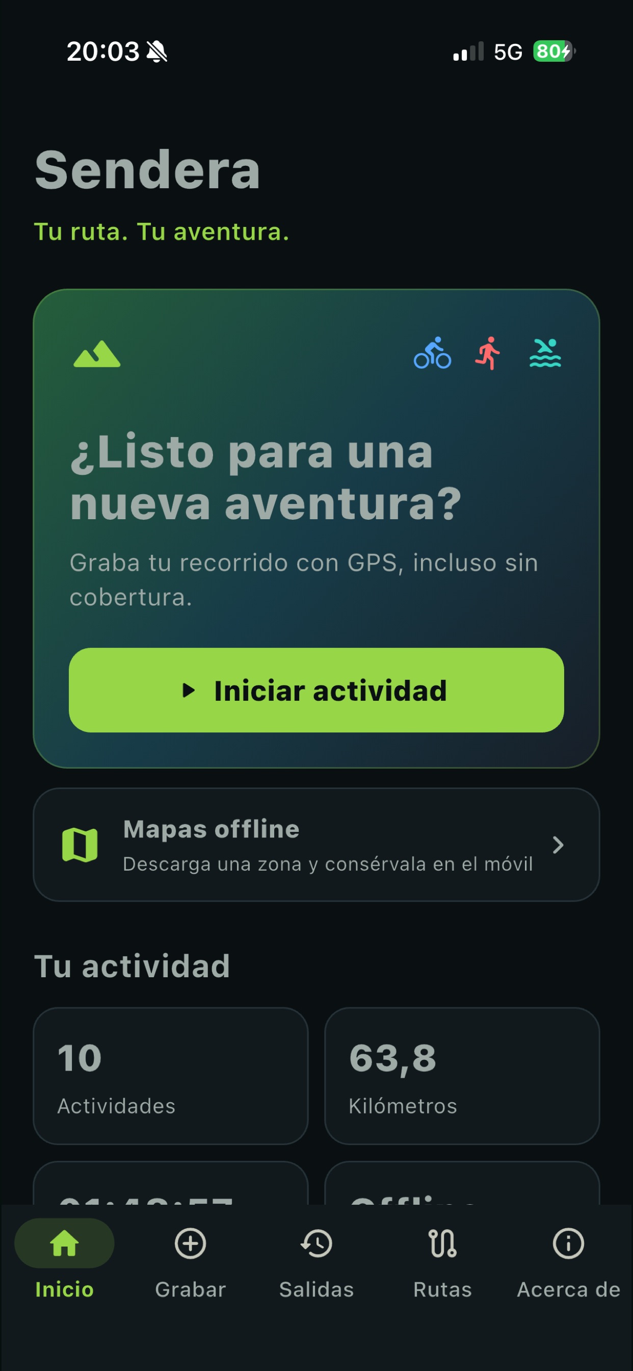 Screenshot 1 of Sendera: GPS y rutas.