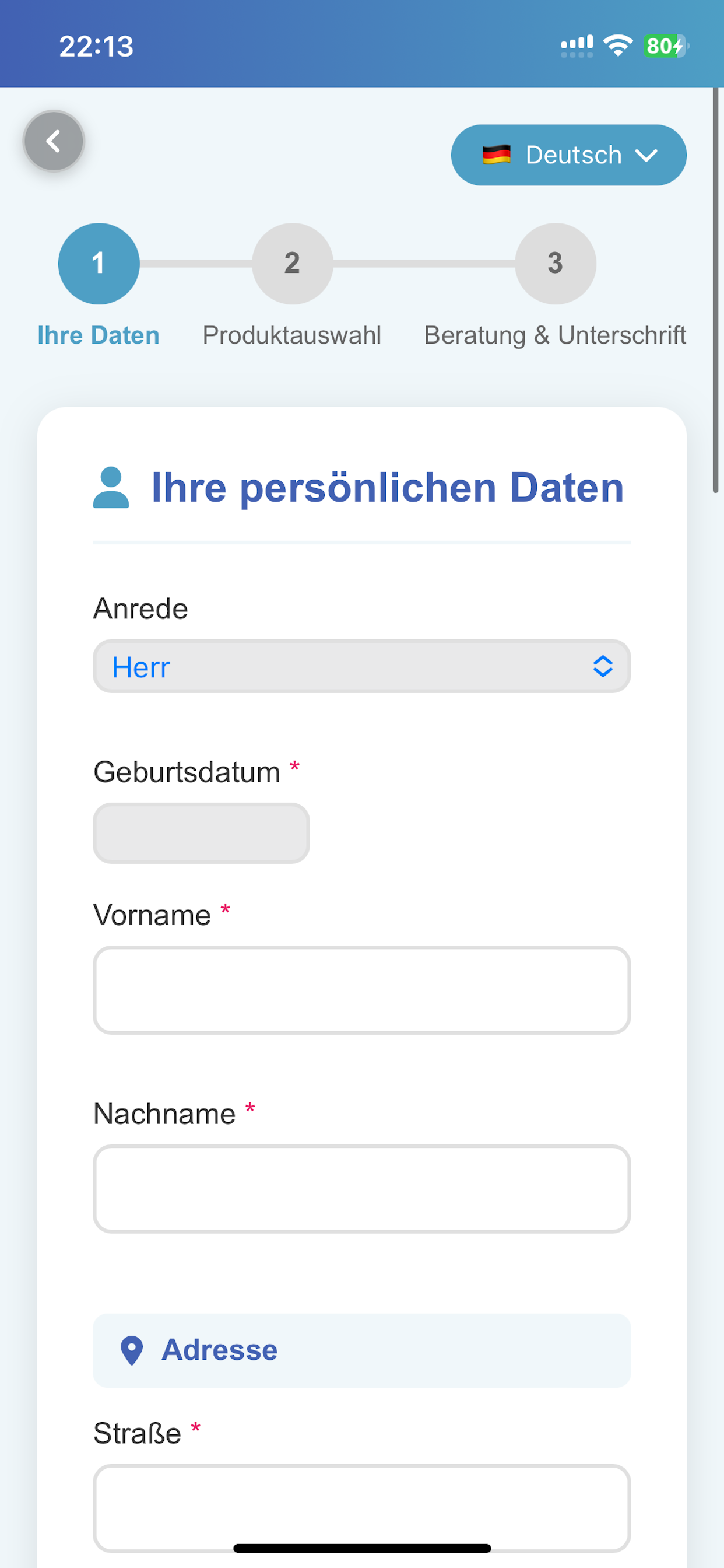 eigene-Pflegebox screenshot 3