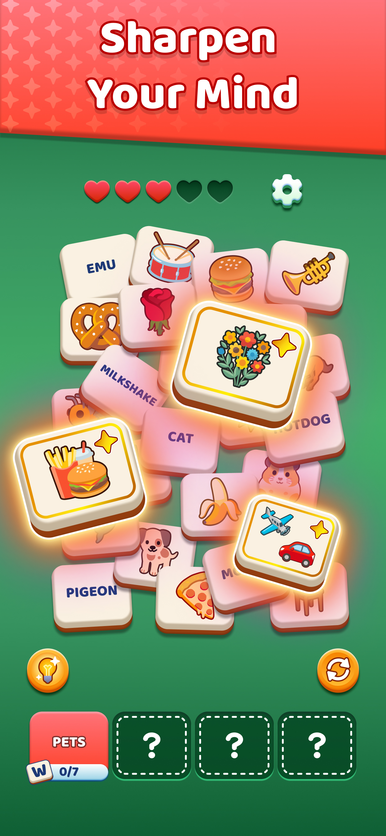Word Association Tiles