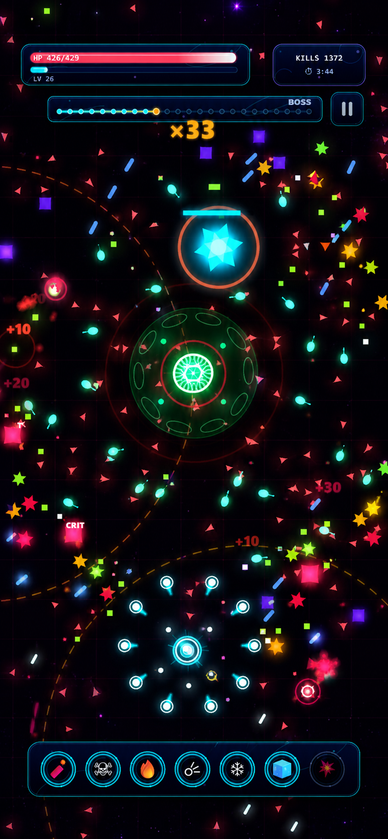 Neon Swarm Evolution screenshot 5