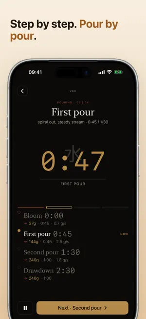Brew Coach - Coffee Timer screenshot 1