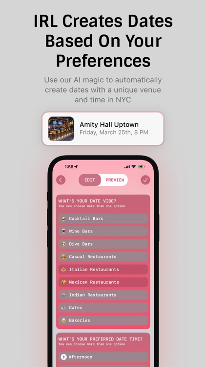 IRL AI: Automatic Date Creator