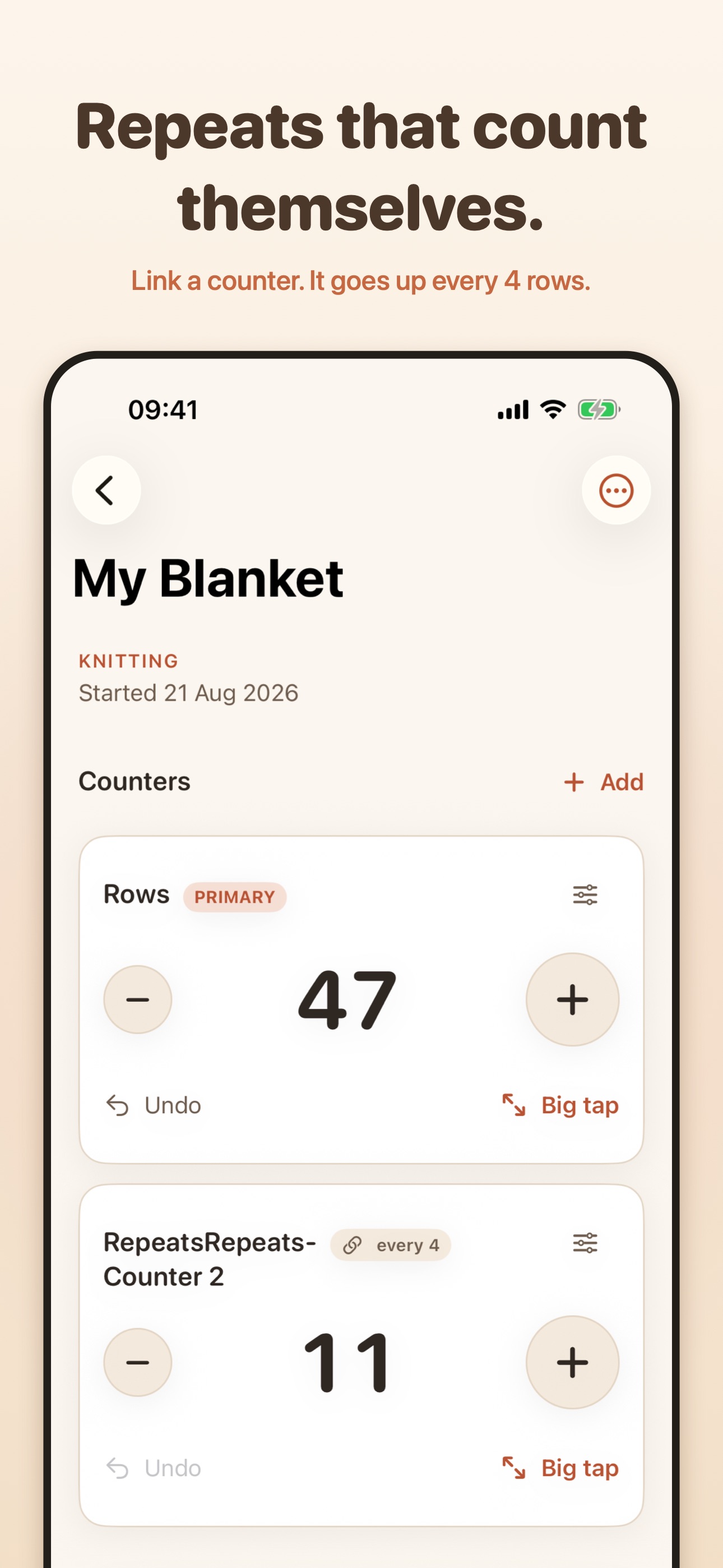 Screenshot 3 of Yarna: Knitting Row Counter