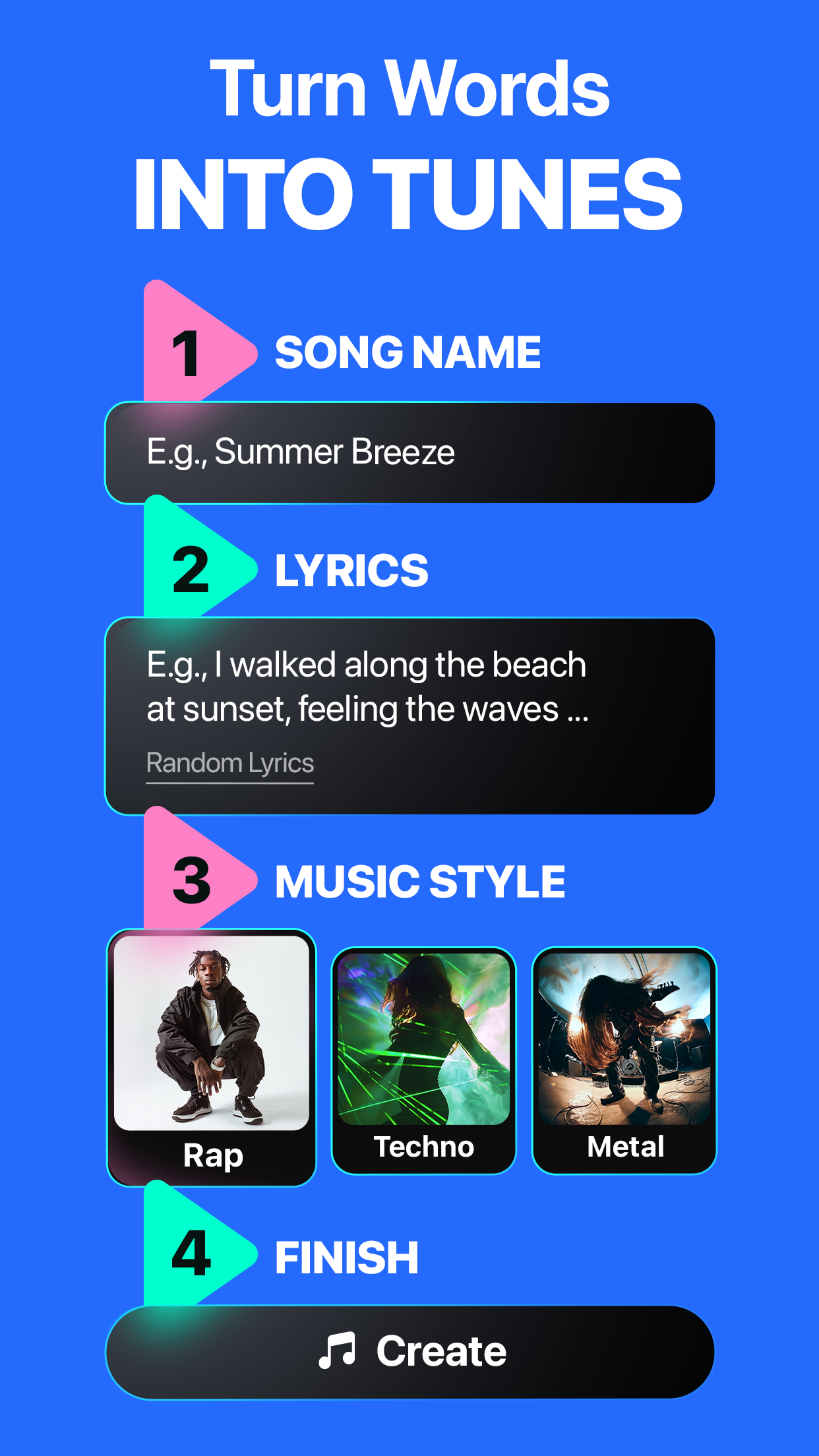 Shoom・AI Music, Song Generator screenshot 2