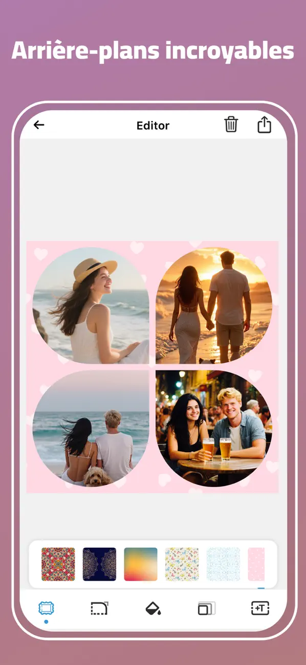 Screenshot #3 pour Photo Collage Maker & Éditeur