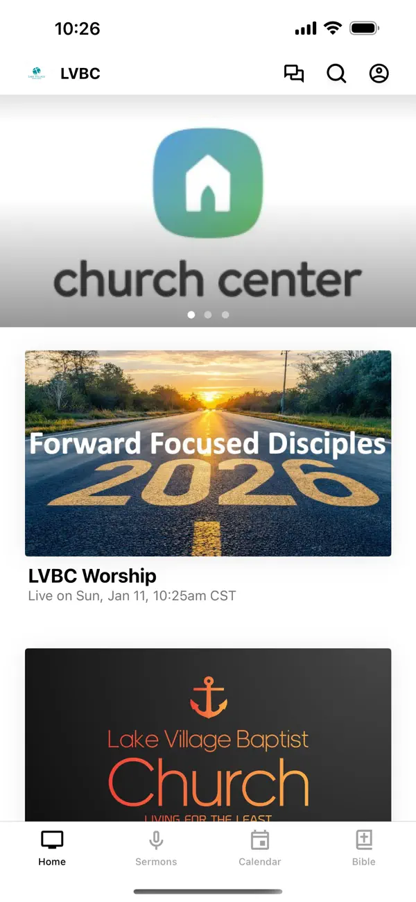 Screenshot #1 pour Lake Village Baptist Church