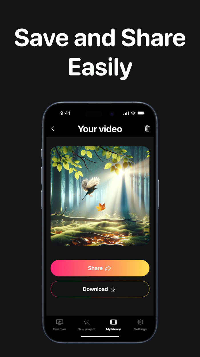 AI Video Maker Art Generator.