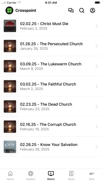 Crosspoint Baptist Church App
