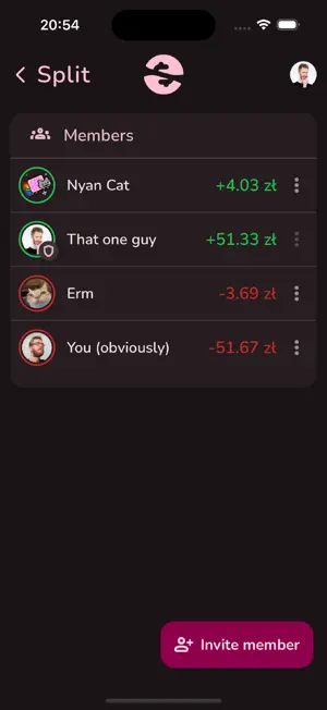 Split.rest screenshot 3
