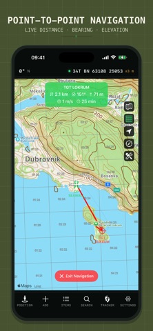 Alpine Quest - Tactical GPS iPhone screenshot 6