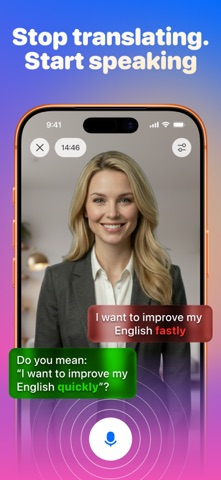 BetterSpeak: AI Language Tutor App Store preview screenshot 2