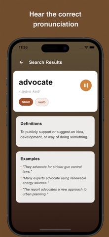 Simple Dictionary iPhone screenshot
