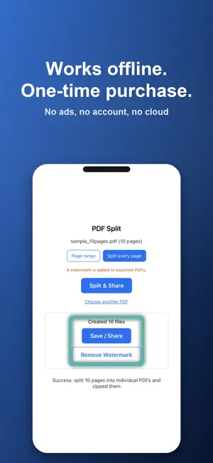 PDF Split & Extract screenshot 3