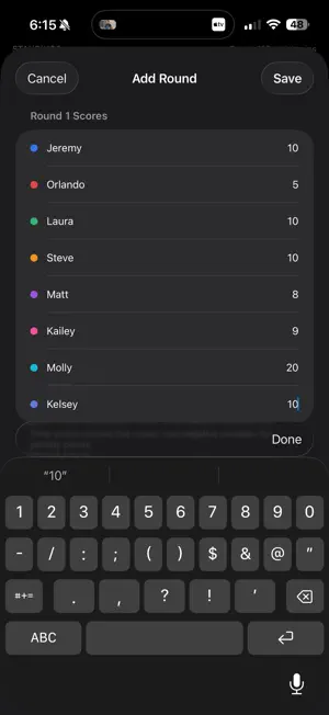 Board Game Score Keeper screenshot 3