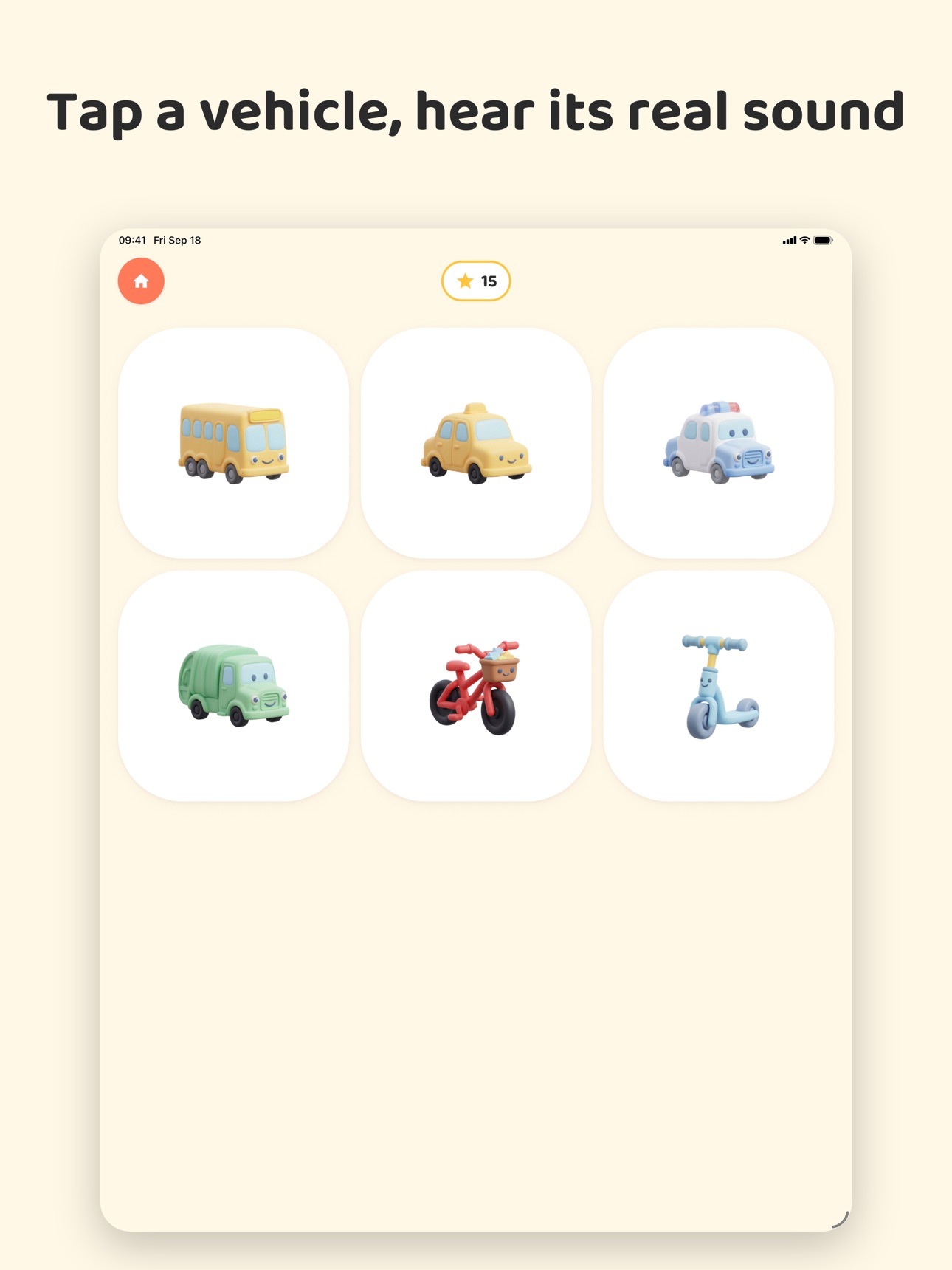 Screenshot 7 of Toddler Games: Car Sounds