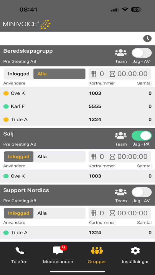#1. MiniVoice (iOS) โดย: Pre Greeting AB
