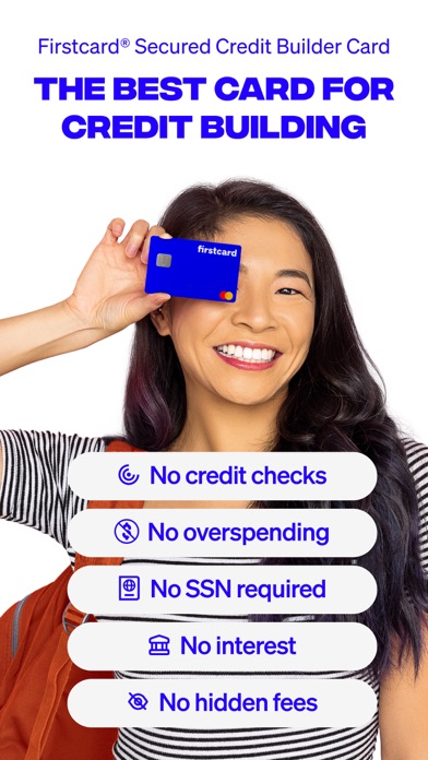 Firstcard: Credit Builder Card iPhone screenshot 1 - Finance app