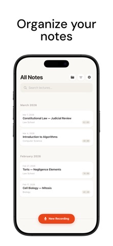 YapperNotes - AI Note Taker Screenshot 1 of 3