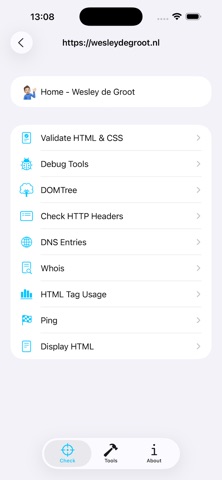 iWebTools 2 screenshot