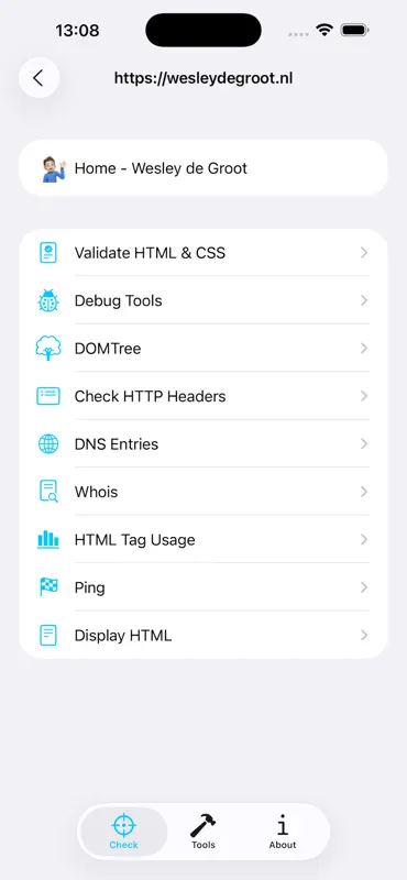 iWebTools 2 screenshot 2 of 6