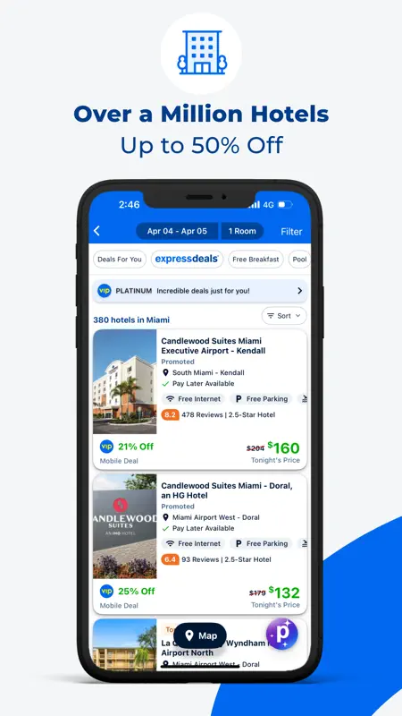Priceline - Hotel, Car, Flight screenshot 1 of 8